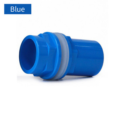20-50 mm-es fekete/kék/fehér akváriumi csatlakozó PVC vízálló cső tompa akvárium egyenes illeszkedésű csuklós akvárium szerszámtartozékok