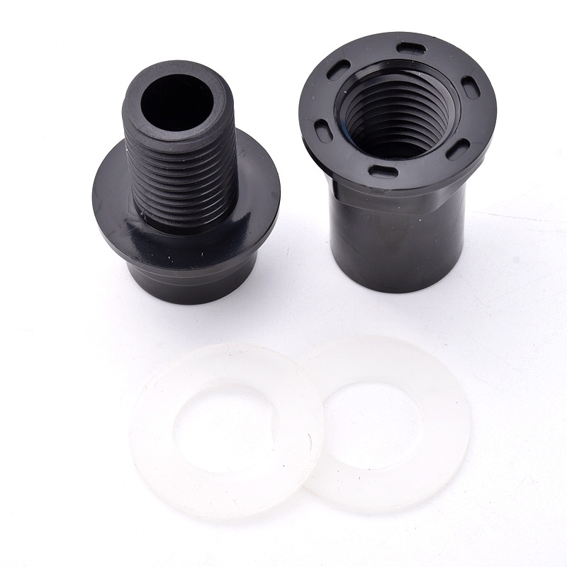 20-50 mm-es fekete/kék/fehér akváriumi csatlakozó PVC vízálló cső tompa akvárium egyenes illeszkedésű csuklós akvárium szerszámtartozékok