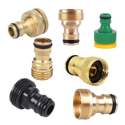 1/2" 3/4" Conector pentru niplu de robinet din alamă Furtun de grădină Conexiune rapidă Racorduri pentru furtunuri pentru pistol de apă Instrumente de udare pentru grădină