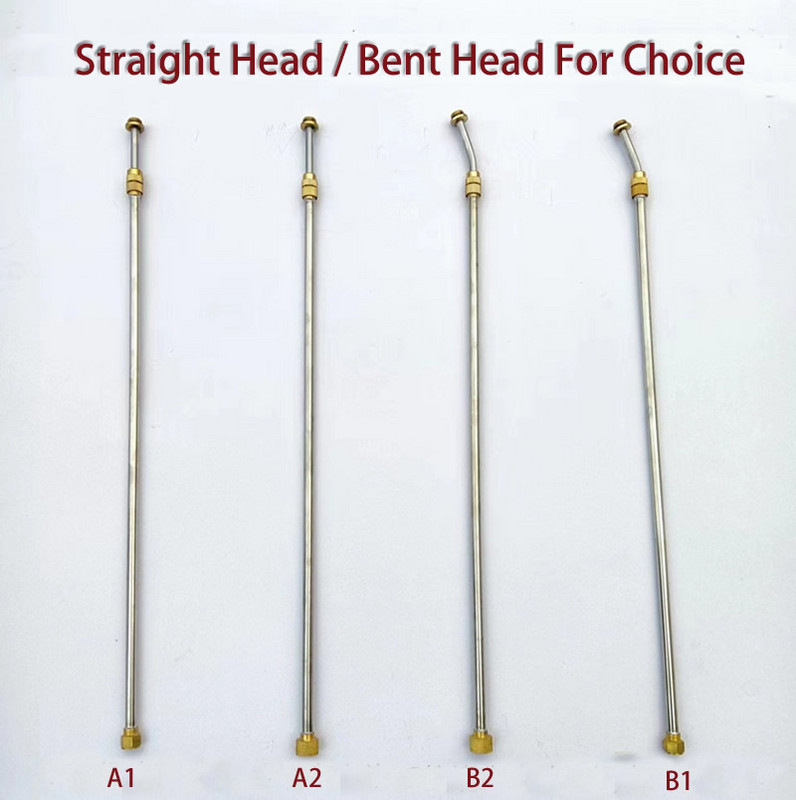 Nerūsējošā tērauda izvelkamais smidzināšanas stienis 0,5-1 m elektriskajam rokas smidzinātājam āra dārza smidzināšanas laistīšanas kannas piederumi