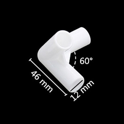 12 mm unutarnjeg promjera PVC konektor 60 90 120 135 stupnjeva Tee konektor Vrtni ravni koljenasti križni T konektori