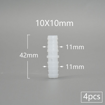 4/6/8/9/10/11/12 mm PE žarna Maisto klasės perėjimo tiesioginės jungtys Reduktoriaus montavimas Akvariumo bako oro siurblio adapteris drėkinimo jungtis