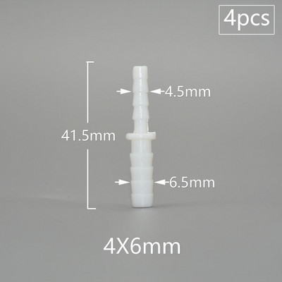 4/6/8/9/10/11/12 mm PE žarna Maisto klasės perėjimo tiesioginės jungtys Reduktoriaus montavimas Akvariumo bako oro siurblio adapteris drėkinimo jungtis