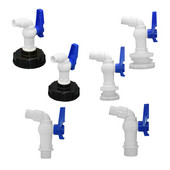 IBC Tank Tap Adapter Valve S60X6 Coarse Thread Garden Βρύση γρήγορης σύνδεσης 1/2 3/4" Αρσενικό ρεζερβουάρ βρύσης Εξάρτημα