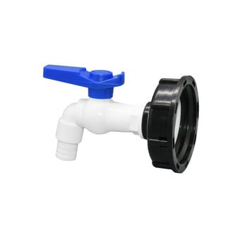 IBC Tank Tap Adapter Valve S60X6 Coarse Thread Garden Βρύση γρήγορης σύνδεσης 1/2 3/4\