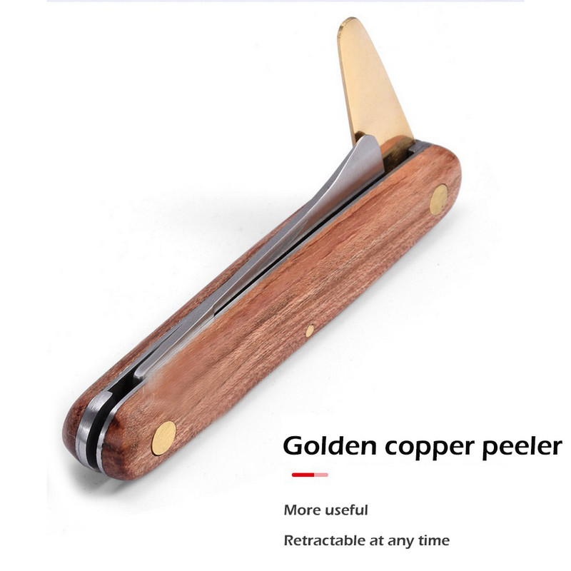 Skiepijimo įrankiai Sulankstomas skiepijimo genėjimo peilis Profesionalus sodo skiepijimo pjaustytuvas nerūdijančio plieno medinės rankenos skiepijimo peilis