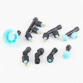 1gab zila biezuma smidzinātāja sprausla ar aizsargpārsegu Ventilatora formas lauksaimniecības smidzinātāja vara sprauslas smidzinātājs