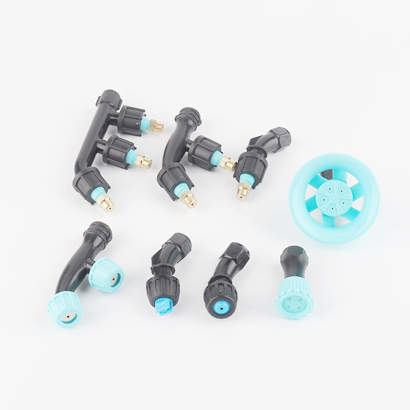 1gab zila biezuma smidzinātāja sprausla ar aizsargpārsegu Ventilatora formas lauksaimniecības smidzinātāja vara sprauslas smidzinātājs