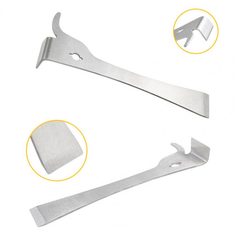 Mézkaparó Éles pengéjű kaptártisztító szerszám hüvelykujj alakú, rozsdamentes acél méhészeti eszköz Kaptárkaparó kaptár karbantartásához