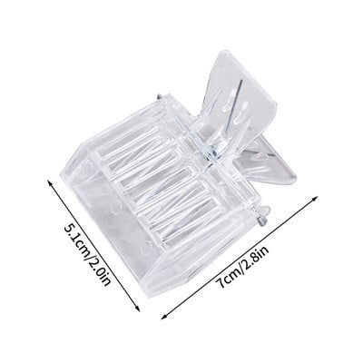 Διαφανής Παγίδα Queen Bee Πλαστικό άχρωμο κλουβί με κλιπ για αναπνεύσιμο δωμάτιο απομόνωσης που πιάνει μέλισσα Εργαλείο μελισσοκομίας