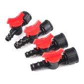 1PC 1/2" 3/4" Θηλυκή σφαιρική βαλβίδα 16 Σύνδεσμος σωλήνων άρδευσης PE 20mm με σπείρωμα Υποδοχές νερού κήπου Διακόπτης σωλήνα νερού