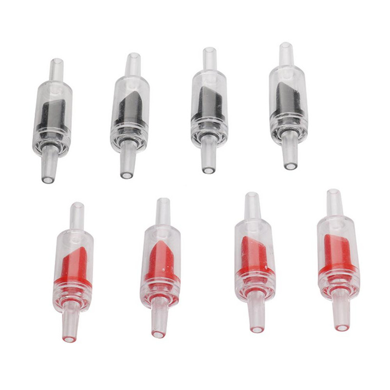 5 tk ühesuunaline tagasilöögiga 4 mm tagasilöögiklapp, vastupidav akvaariumi kodune kalapaagi niisutuspumba tagasilöögiklapi pistikud