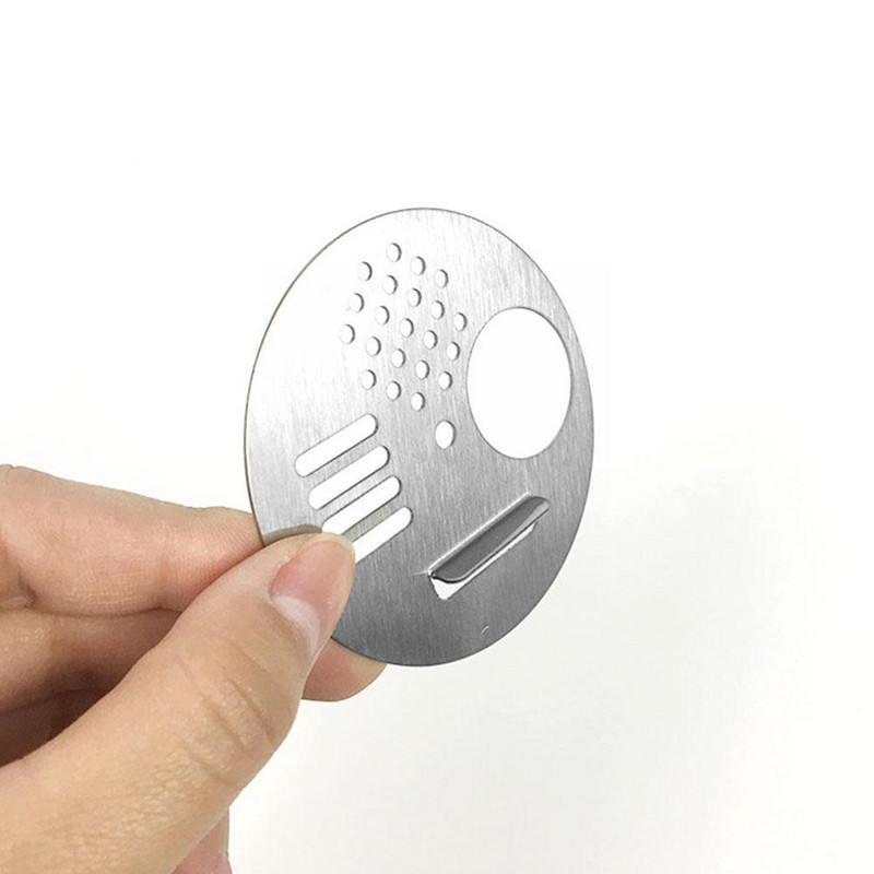 5 vnt 7 cm bitininkystės įrankiai bičių avilio ventiliacijos lizdo durelių narvas Apvalios skylės avilio įranga įėjimo diskas aviliai Plieninis nerūdijantis K9X0