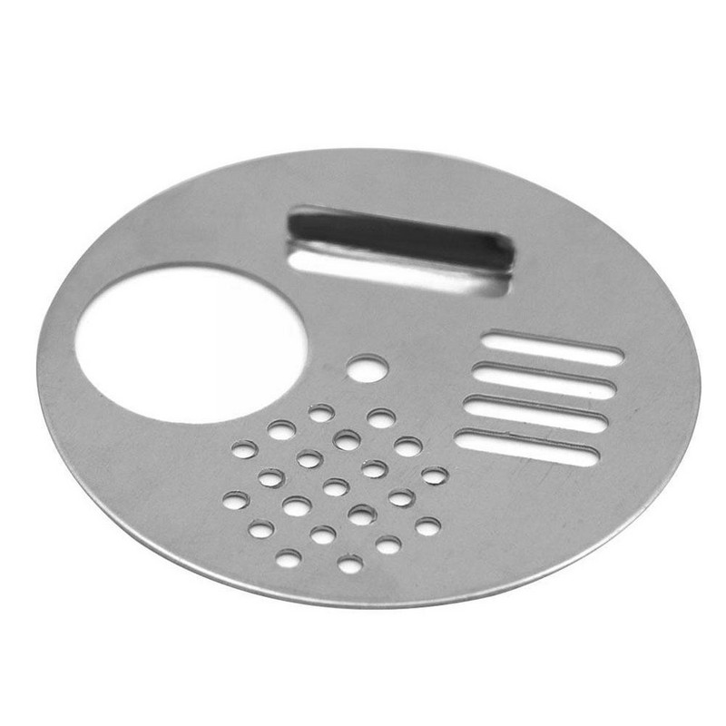 5 vnt 7 cm bitininkystės įrankiai bičių avilio ventiliacijos lizdo durelių narvas Apvalios skylės avilio įranga įėjimo diskas aviliai Plieninis nerūdijantis K9X0