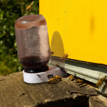 Хранилка за пчели Хранилки с горна част на пчелен кошер Вода Напитка Пчеларство Пчеларство Инструмент за спестяване на пространство Кошер Пластмасова поилка за хранене
