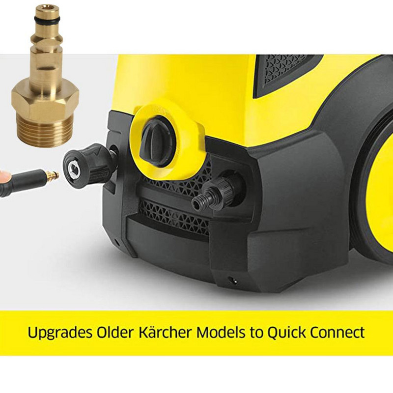 M22 adaptera augstspiediena mazgātāja šļūtenes adaptera spiediena caurules ātrā savienotāja pārveidotāja stiprinājums K sērijas augstspiediena mazgātājam 2023