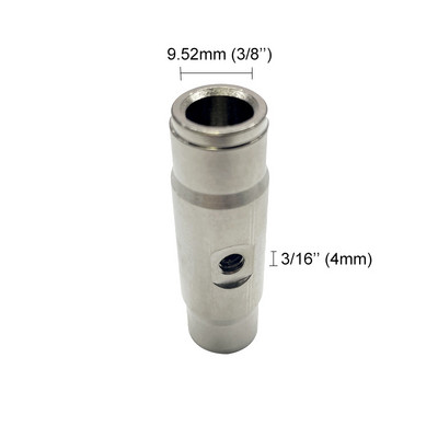 Visokotlačni mesing 3/8" sučelje Slip Lock Quick Connector T-koljeno Ravni spoj s mlaznicama Priključci sustava za zamagljivanje sjedala