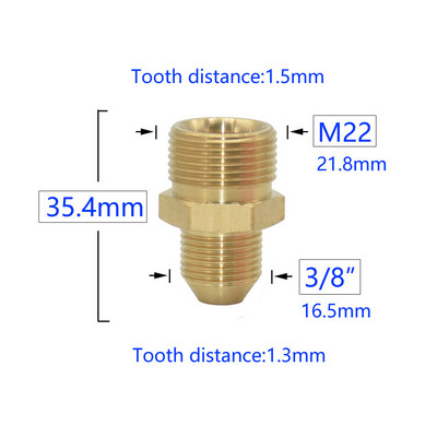 Žalvaris 1/2" 3/4" M14 M18 M22 3/8" vyriška moteriška sriegio jungtis taisymas vario vandens čiaupo skalbimo mašinos vonios mova