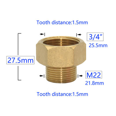Žalvaris 1/2" 3/4" M14 M18 M22 3/8" vyriška moteriška sriegio jungtis taisymas vario vandens čiaupo skalbimo mašinos vonios mova