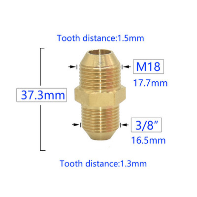 Žalvaris 1/2" 3/4" M14 M18 M22 3/8" vyriška moteriška sriegio jungtis taisymas vario vandens čiaupo skalbimo mašinos vonios mova