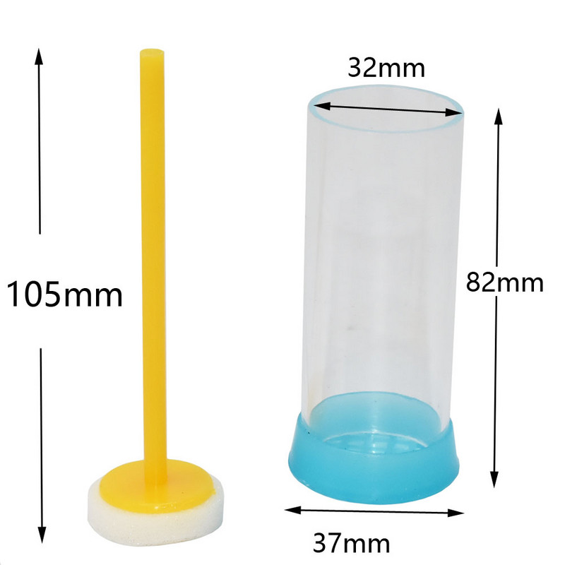 Kutija za boce s kavezom za označavanje pčelinje kraljice od 1 komada s mekim markerom za klip Netoksična pčelarska oprema za pčelara