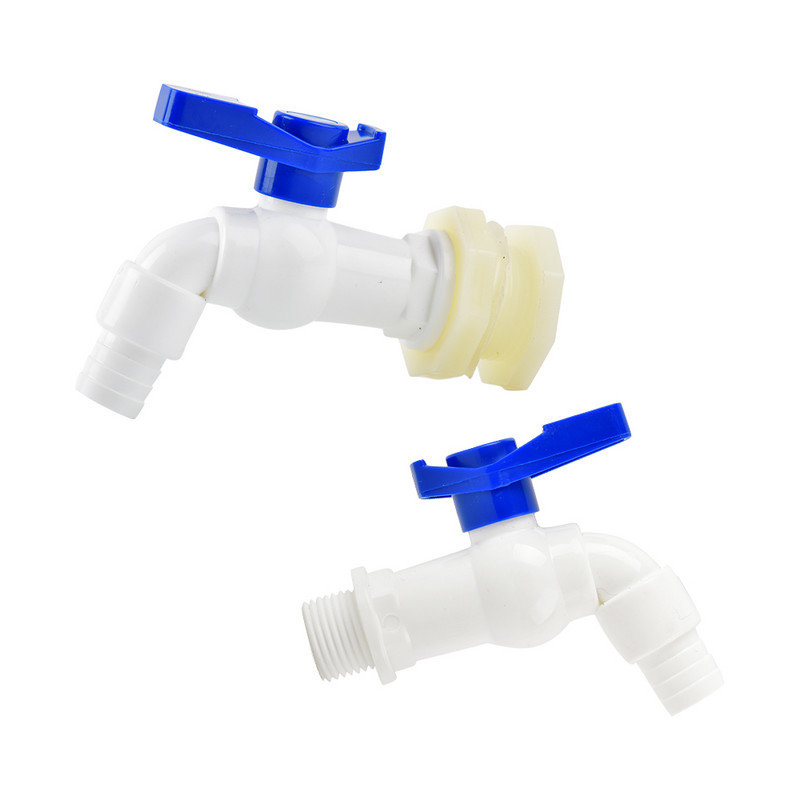 1/2 3/4 1 collas vītnes krāna vārsts zivju tvertnes krāna adaptera montāžas drenāžas jaucējkrāns akvārija vārsts 1 gab.