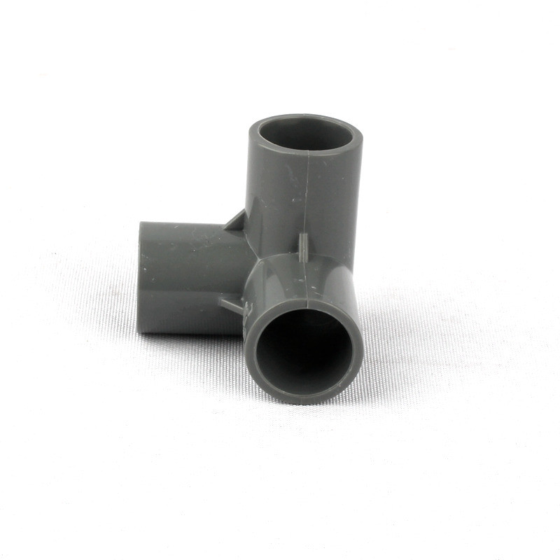 2 db belső átmérőjű 20 mm-es PVC póló 3 utas kerti tömlőcsatlakozóhoz fehér/szürke/kék műanyag szerelvények