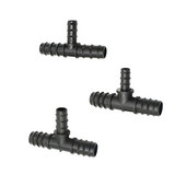 Sodo PE žarna 25mm/20mm/16mm Sumažinanti trišakio spygliuočio jungtys 3/4 1/2 žarna vandens skirstytuvas sodo laistymo jungiamosios detalės 2vnt