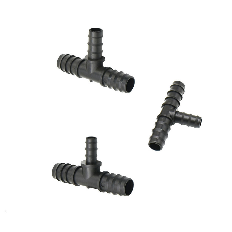 Sodo PE žarna 25mm/20mm/16mm Sumažinanti trišakio spygliuočio jungtys 3/4 1/2 žarna vandens skirstytuvas sodo laistymo jungiamosios detalės 2vnt