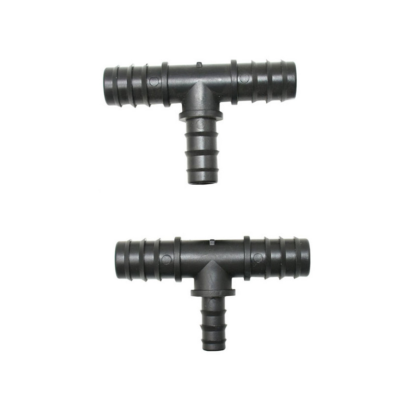 Sodo PE žarna 25mm/20mm/16mm Sumažinanti trišakio spygliuočio jungtys 3/4 1/2 žarna vandens skirstytuvas sodo laistymo jungiamosios detalės 2vnt