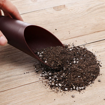 1PC Пластмасова чаша за лопата за почва за кофа за култивиране на градинска почва Бонсай в саксия Месесто растение Мини лопата Инструменти за домашно градинарство