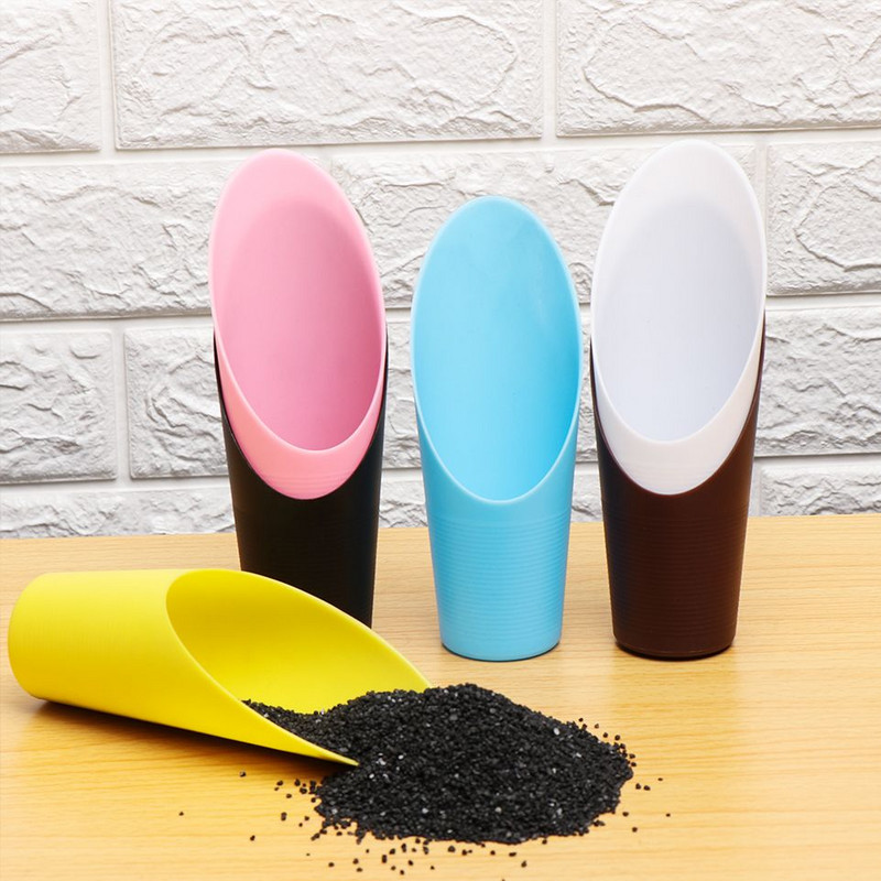 1 vnt. plastikinis dirvožemio kastuvas puodelis sodo dirvožemio kastuvui kultivuoti kibiras vazoninis bonsai mėsingas augalas mini kastuvas namų sodo įrankiai