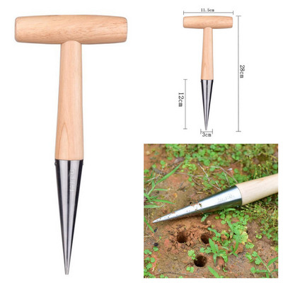 Garden Park Seedling Tube Transplanter Vegetable Flower Transplanting Seedling Cylinder Transplanting Seeder Agriculture Tools