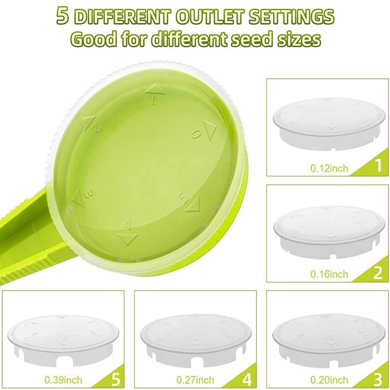 New Hand Planter Garden Markers Seedlings Adjustable Garden Seed Planter Seed Seed Dispenser