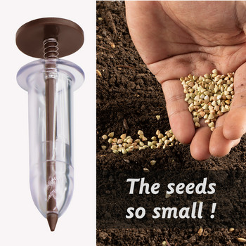 Mini Sower Hand-held Garden Sowing Supplie Εργαλείο Spring Flower Gardening Vegetable Seed Dispenser Syringe Seeder Light Compact