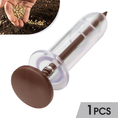 Mini Sower Hand-held Garden Sowing Supplie Εργαλείο Spring Flower Gardening Vegetable Seed Dispenser Syringe Seeder Light Compact