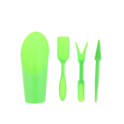 4 τεμάχια/Σετ DIY Φτυάρι σποράς Κουβάς Σετ φυτευτών κήπου Bonsai Succulents Seedlings Εργαλείο διάτρησης Φύτευση κηπουρικής Προμήθεια Gadget