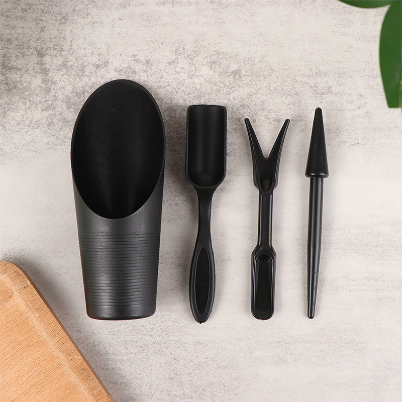 4 τεμάχια/Σετ DIY Φτυάρι σποράς Κουβάς Σετ φυτευτών κήπου Bonsai Succulents Seedlings Εργαλείο διάτρησης Φύτευση κηπουρικής Προμήθεια Gadget