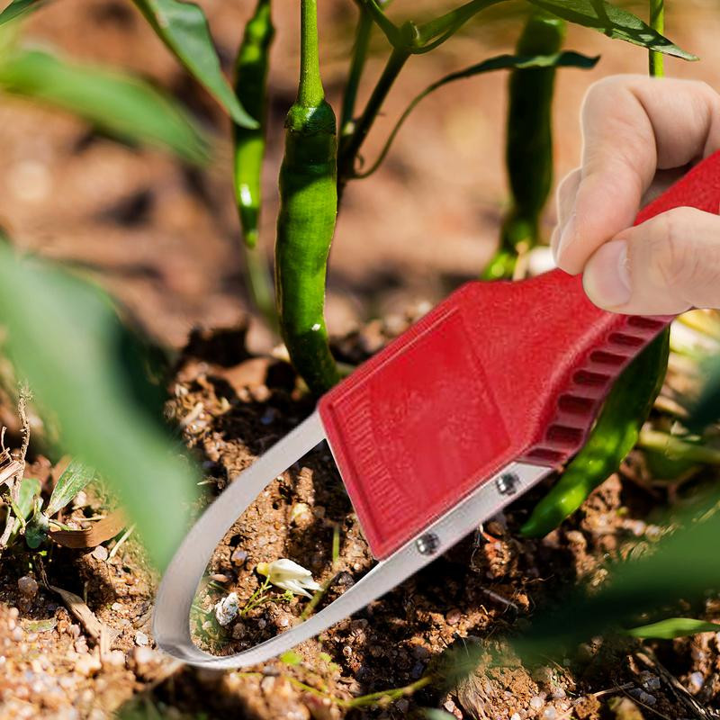 Πλαστική λαβή Ατσάλι Garden Weeder Hand Weeding Demoval Cutter Πικραλίδα εξολκέα Εργαλεία Πολυλειτουργικό Weeder Transplant