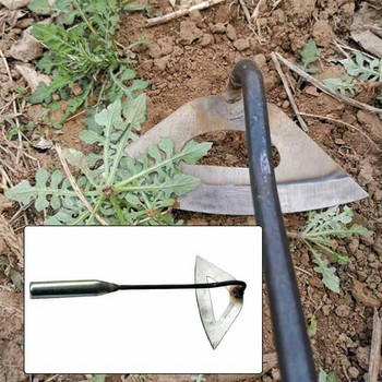 Iron Hardened Hollow Hoe Handheld Weeding Rake Planting Vegetable Farm Garden Agriculture Εργαλείο Βοτάνισης Αξεσουάρ 1τμχ