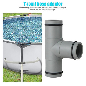 2 вида съединител за маркуч за басейн 32 мм филтър за плувен басейн, помпа, тръбна връзка, аксесоар за басейн, 1,25 IN тръбен съединител за свързване на потока