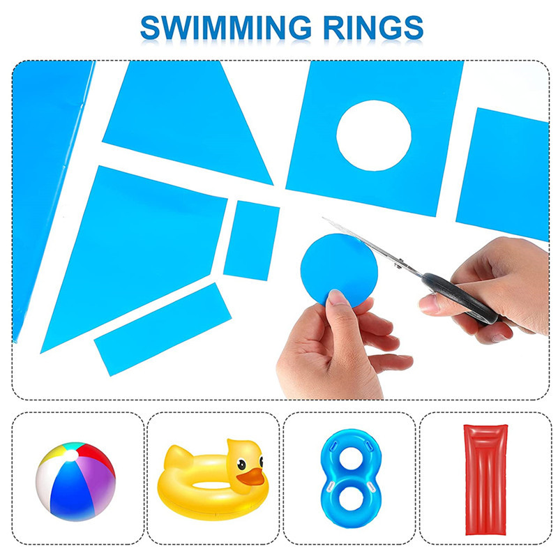 Baseino remonto klijai Daugiafunkcis remonto pleistras Guminės valties taisymas pripučiamų valčių lipdukai Plaukimo baseino priedai