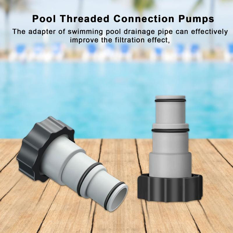 Rezerves šļūtenes adapteris AW/apkakle vītņotiem savienojuma sūkņiem Šļūtenes adapteris virzuļa vārstam un baseina notekas baseina piederumiem