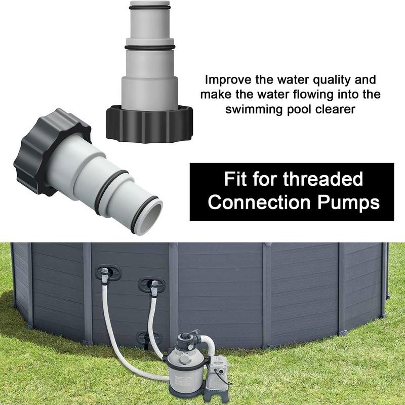 Rezerves šļūtenes adapteris AW/apkakle vītņotiem savienojuma sūkņiem Šļūtenes adapteris virzuļa vārstam un baseina notekas baseina piederumiem
