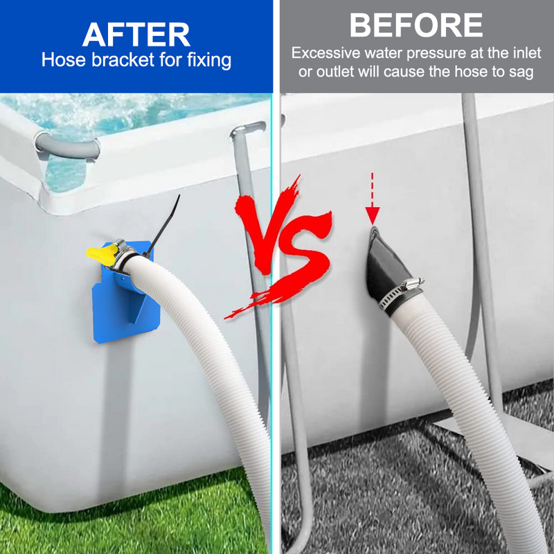 Suport de fixare pentru țeavă Intex pentru țeavă pentru piscină Suport de fixare pentru furtun pentru piscină cu prindere de cablu pentru accesorii pentru piscină Intex Bestwa