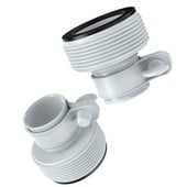2PCS Προσαρμογέας σωλήνα πισίνας 1,25 ιντσών σε 1,5 ίντσας Σφιγκτήρας προσαρμογέα σωλήνα τύπου Β στα εξαρτήματα Μετατροπέας για Αντλία φίλτρου αναβάθμισης πισίνας Intex