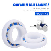 8db háztartási C60 kerék golyóscsapágyak C-60 csapágycsere Polaris 180/280 Cleaners úszómedence tisztító tartozékokhoz