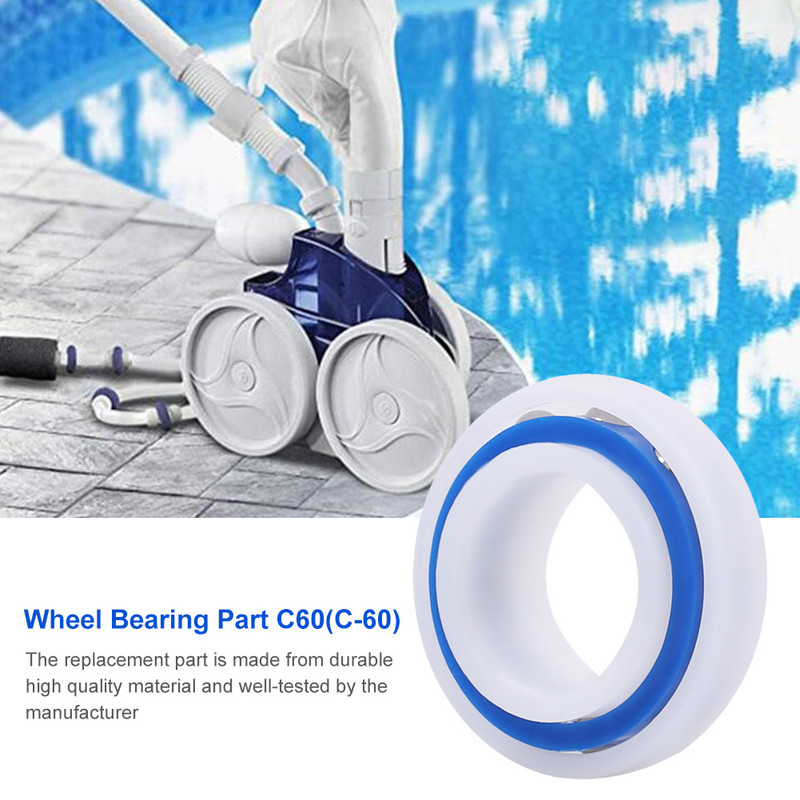 8db háztartási C60 kerék golyóscsapágyak C-60 csapágycsere Polaris 180/280 Cleaners úszómedence tisztító tartozékokhoz