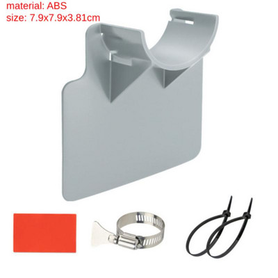 Nešiojami 30–38 mm plaukimo baseino vamzdžių tvirtinimo laikiklio tvirtinimo atramos, skirtos Intex virš žemės vandens žarnos laikikliui su kabelio raiščiu