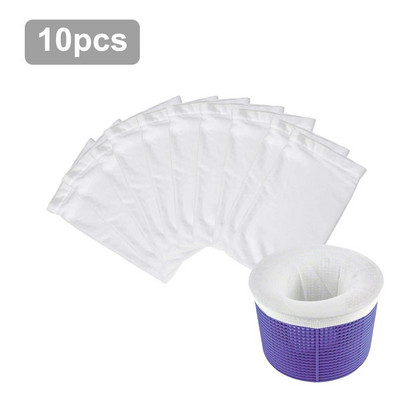 Baseino skimmer kojinės Patvarios elastinės baseino filtrų taupymo kojinės tinklelis filtrų krepšeliams